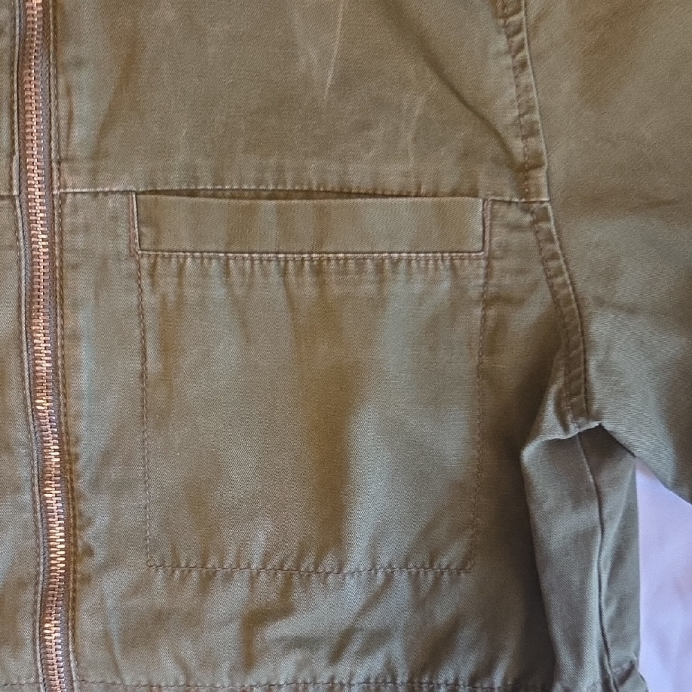 Old Navy Khaki Green Utility Jacket - Picture 7 of 9